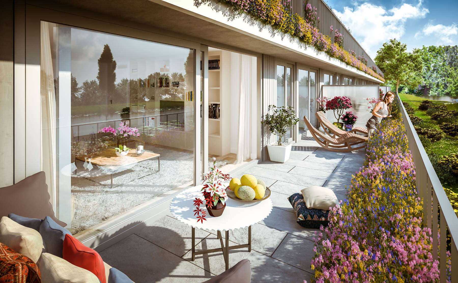 Terras op Zuid bij de Zuidas in Amsterdam